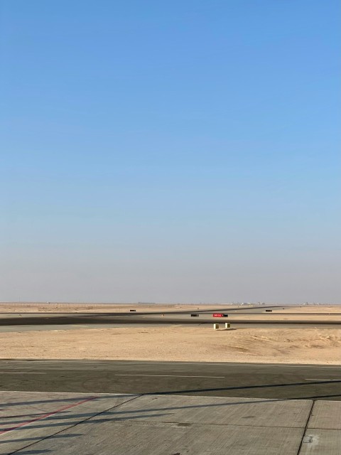 a plane that is sitting on a runway