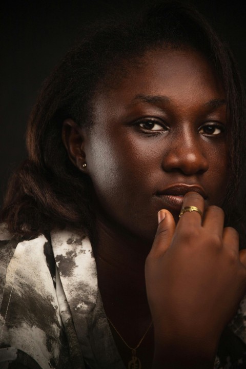 a woman with a ring on her finger p FD